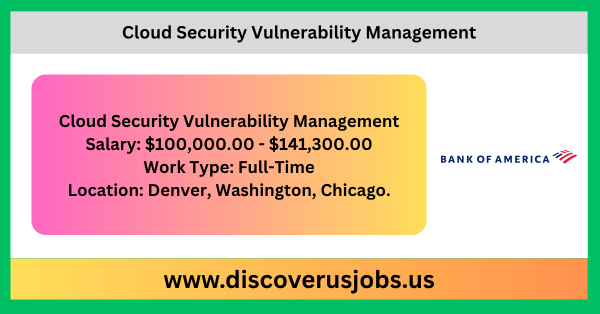 Cloud Security Vulnerability Management Program
